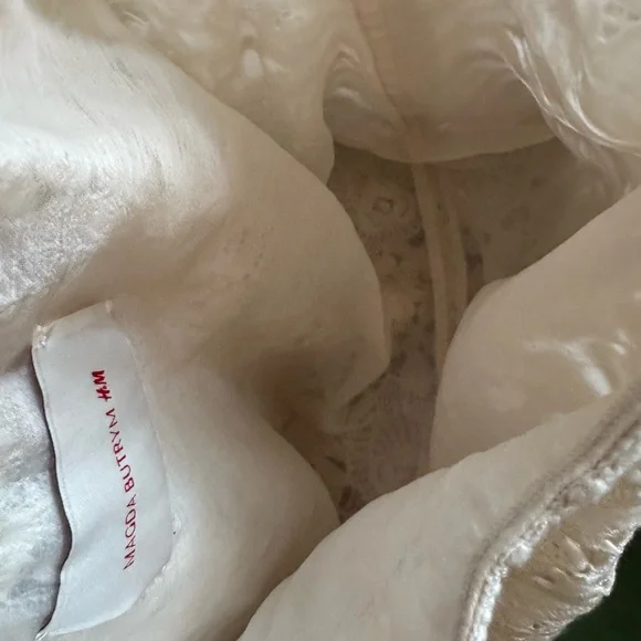 Magda Butrym for H&M Elegant Cream Lace Tote - Picture 4 of 7